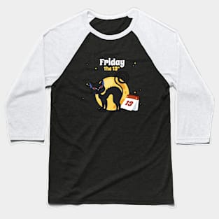 friday the 13th animal with black cat Baseball T-Shirt